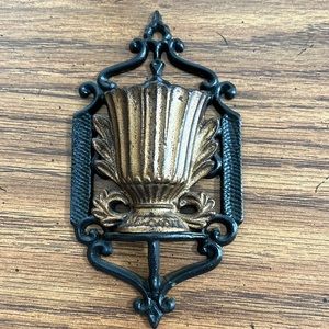 Vintage match holder with striker